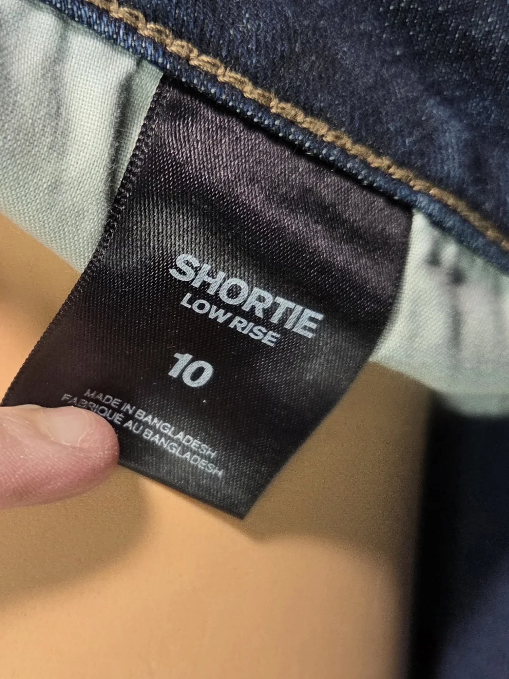 **Express Dark Blue Distressed Denim Jean Shorts** - Picture 12 of 12